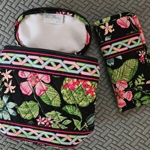 Vera Bradley eyeglass case and vinyl lined bag